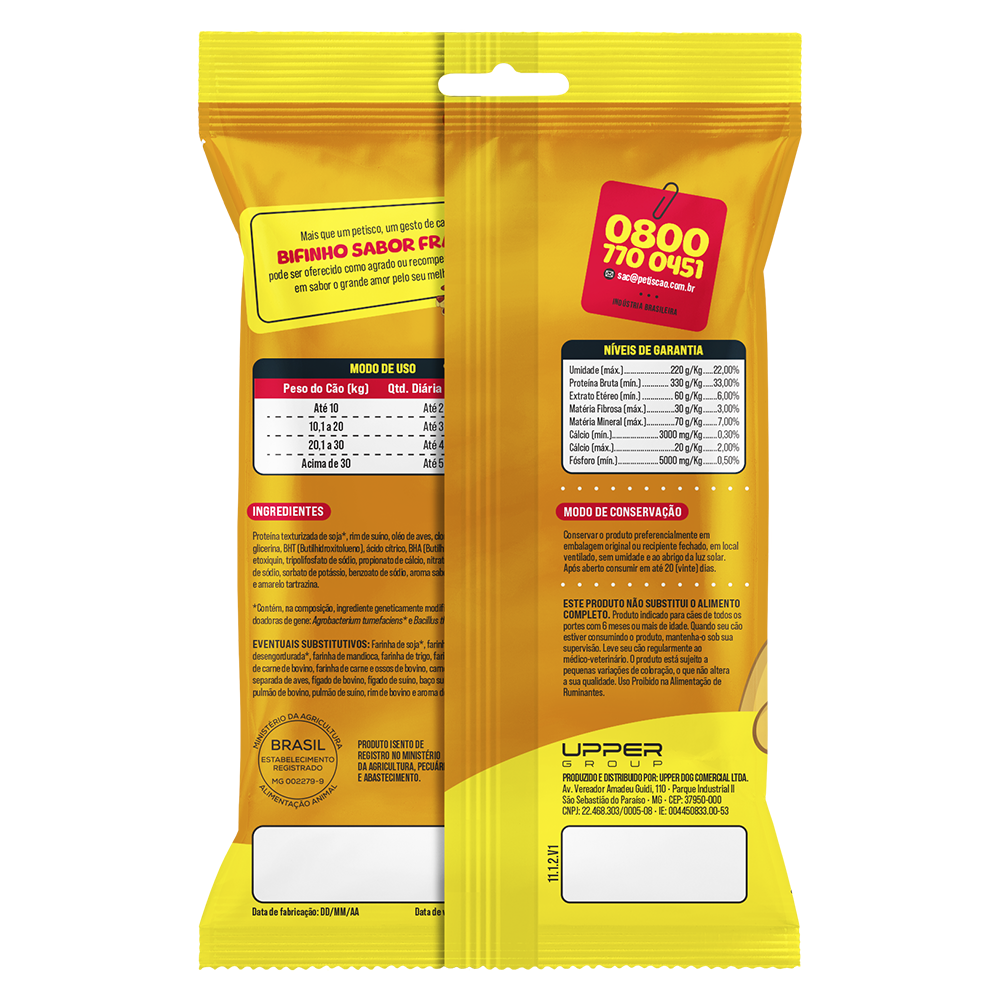 BIFINHO TABLETE SABOR FRANGO