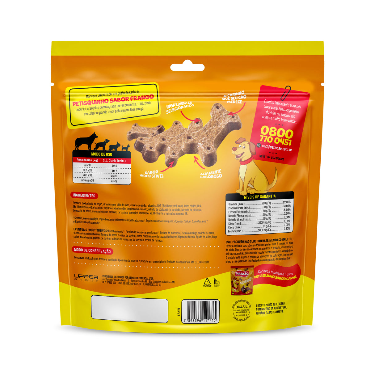 BIFINHO PETISQUINHO SABOR FRANGO
