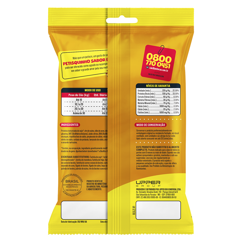 BIFINHO PETISQUINHO SABOR FRANGO