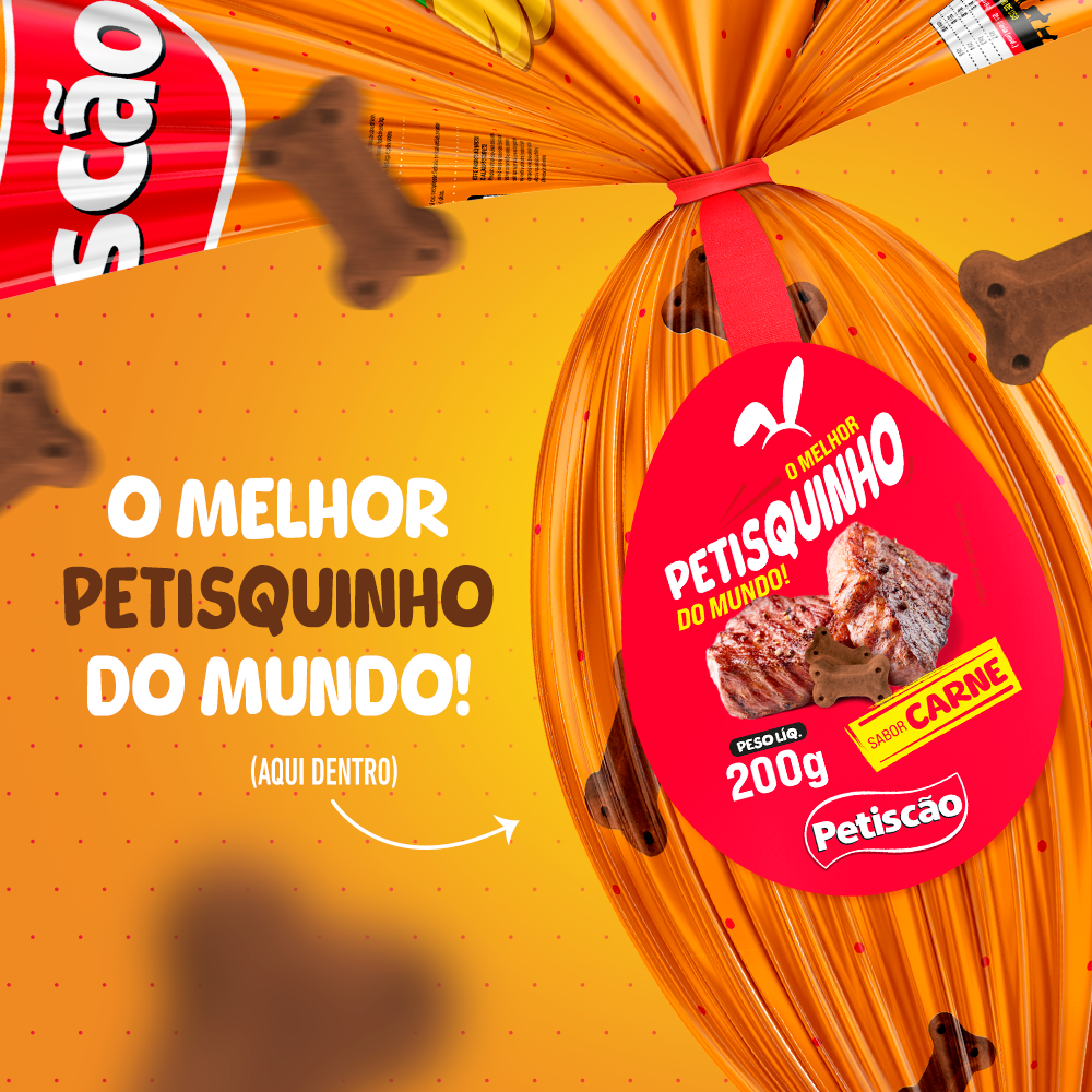 BIFINHO PETISQUINHO DE PÁSCOA SABOR CARNE