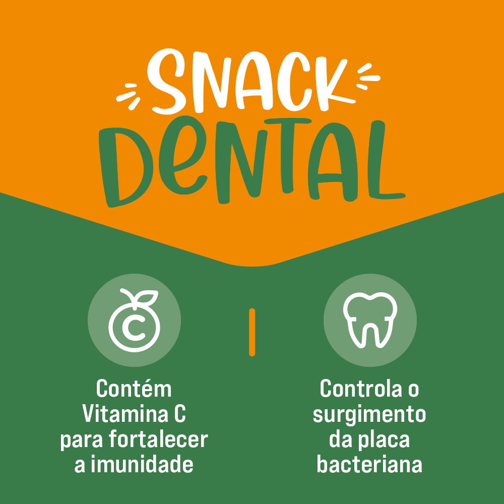 SNACK DENTAL ÓLEO DE COCO E MENTA