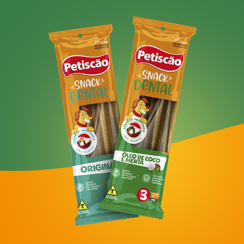 SNACK DENTAL ÓLEO DE COCO E MENTA