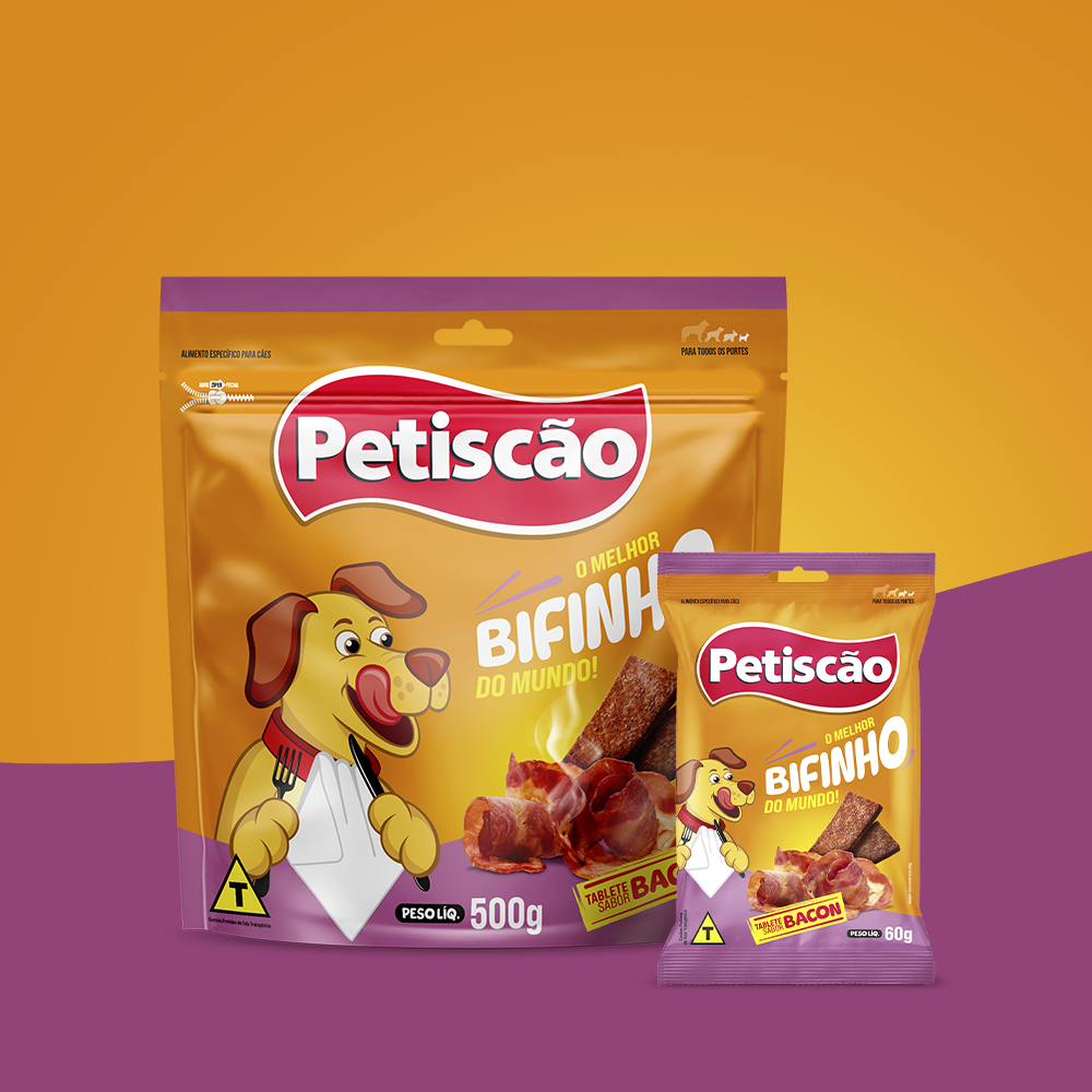 BIFINHO TABLETE SABOR BACON