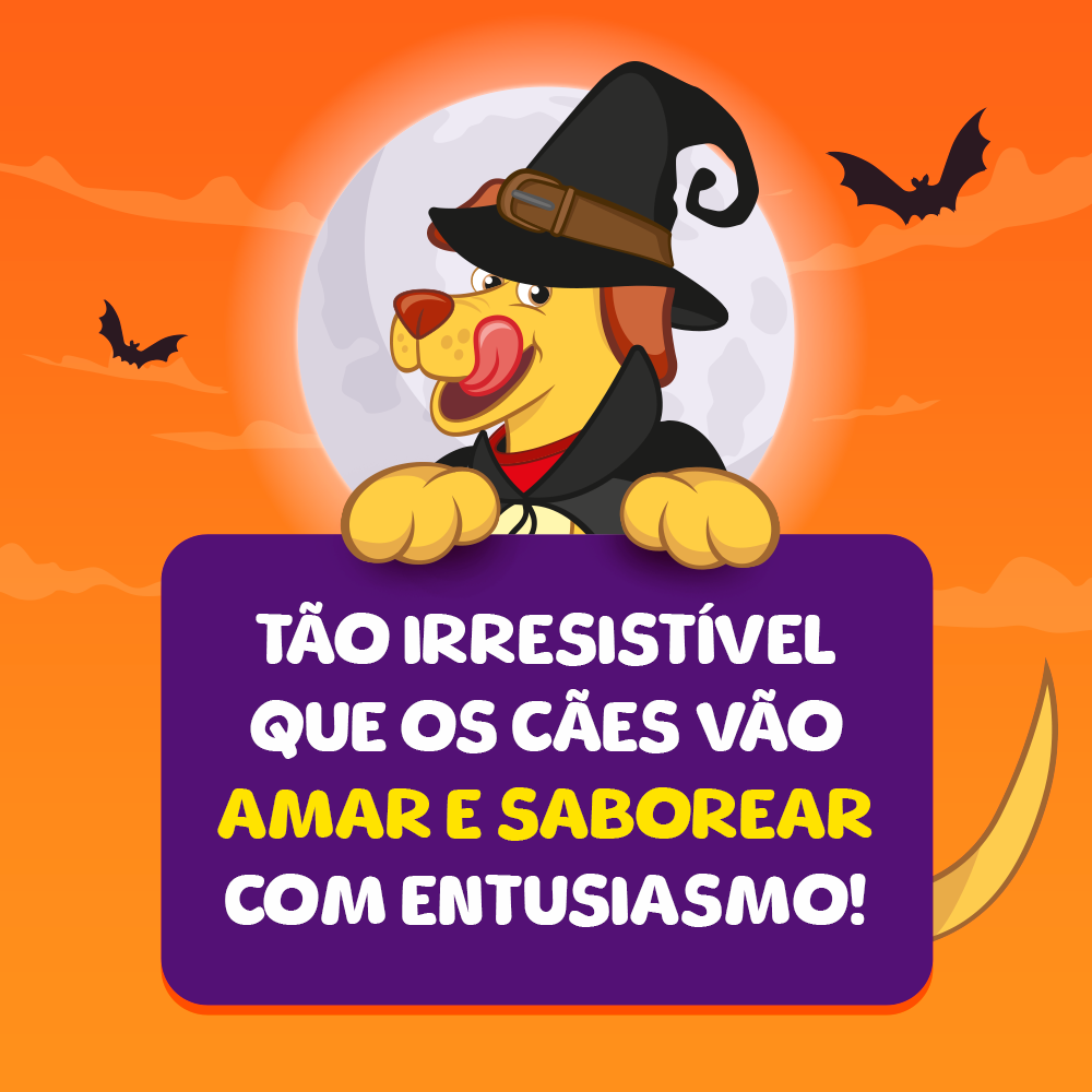BIFINHO TABLETE DE HALLOWEEN SABOR CARNE