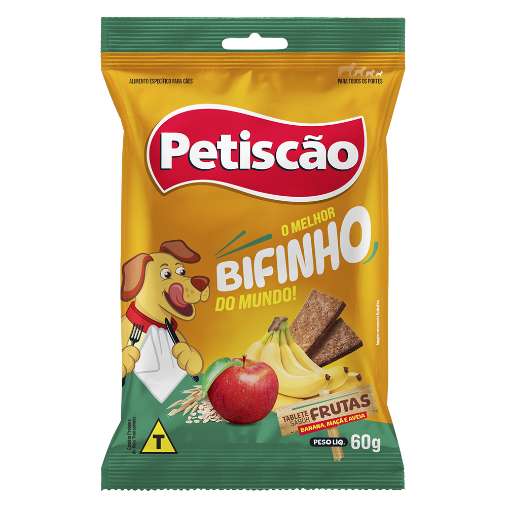 BIFINHO TABLETE SABOR FRUTAS