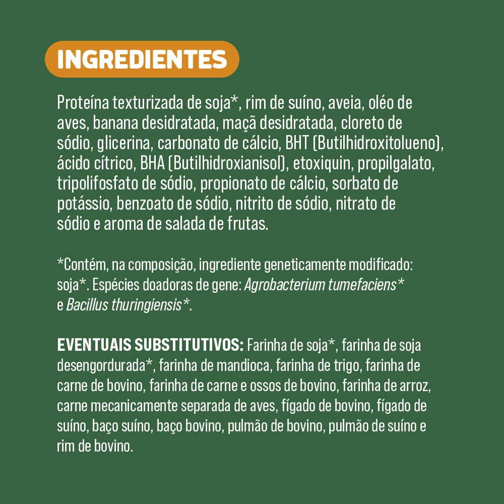 BIFINHO PETISQUINHO SABOR FRUTAS