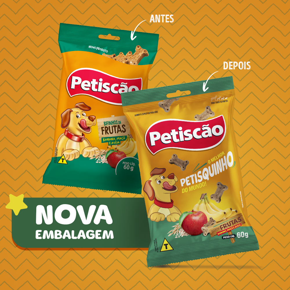 BIFINHO PETISQUINHO SABOR FRUTAS