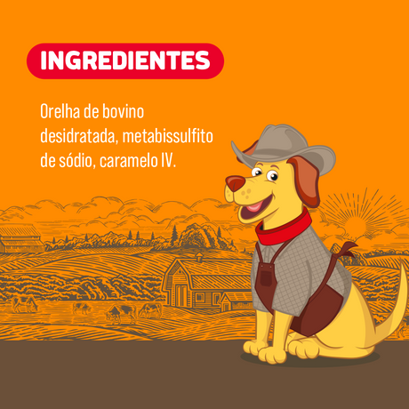 ORELHA BOVINA NATURAL