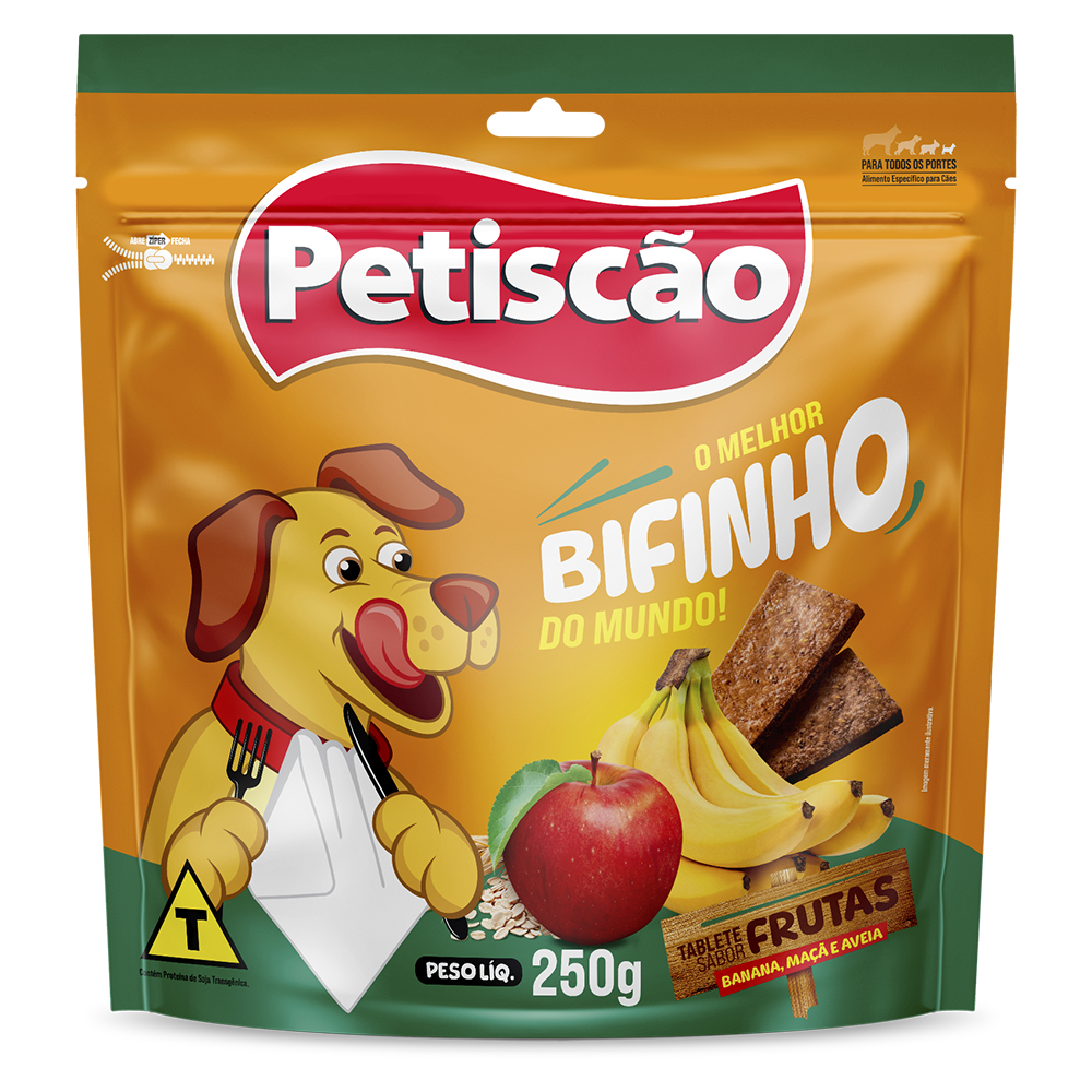 BIFINHO TABLETE SABOR FRUTAS