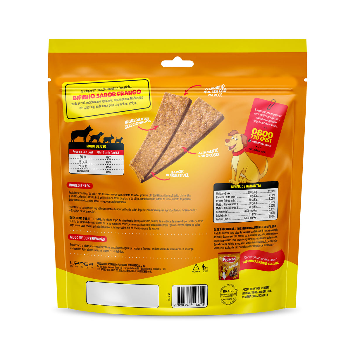 BIFINHO TABLETE SABOR FRANGO