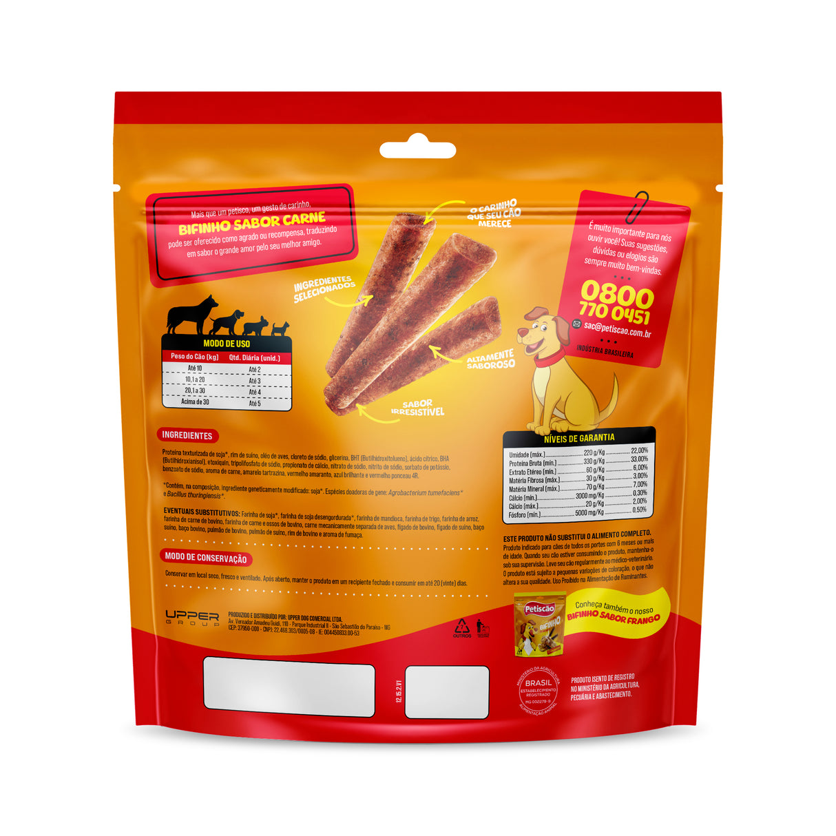 BIFINHO PALITO SABOR CARNE