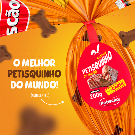 BIFINHO PETISQUINHO DE PÁSCOA SABOR CARNE
