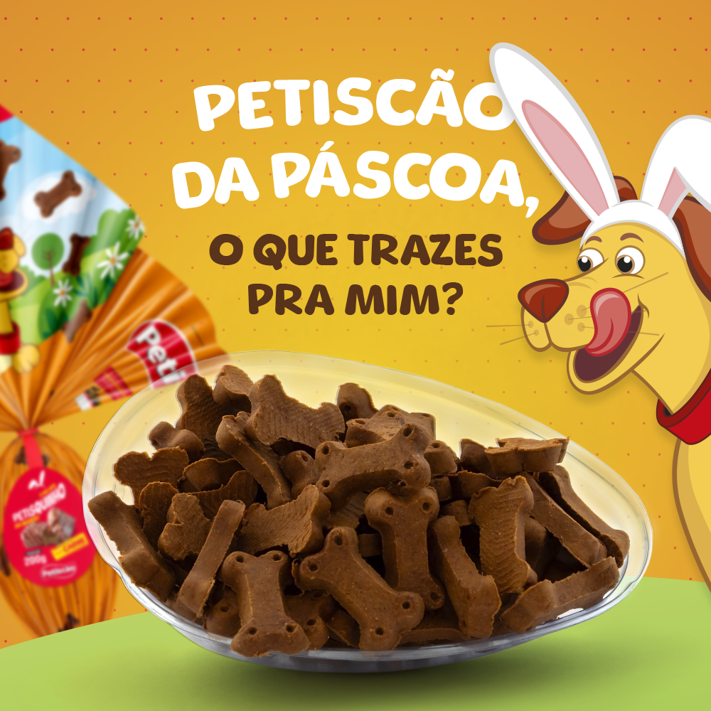 BIFINHO PETISQUINHO DE PÁSCOA SABOR CARNE