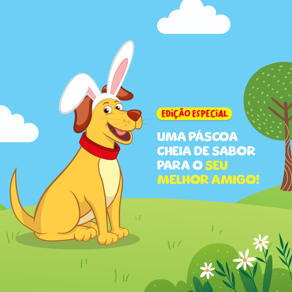 BIFINHO PETISQUINHO DE PÁSCOA SABOR CARNE