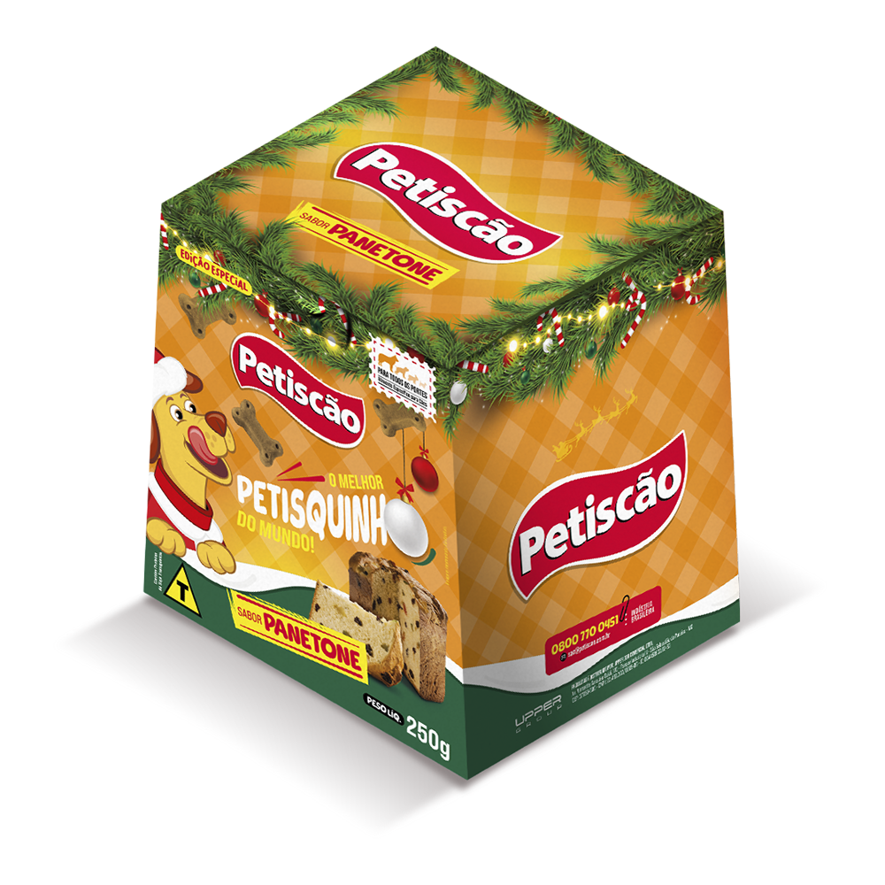 BIFINHO PETISQUINHO DE NATAL SABOR PANETONE