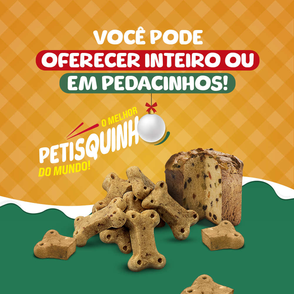BIFINHO PETISQUINHO DE NATAL SABOR PANETONE