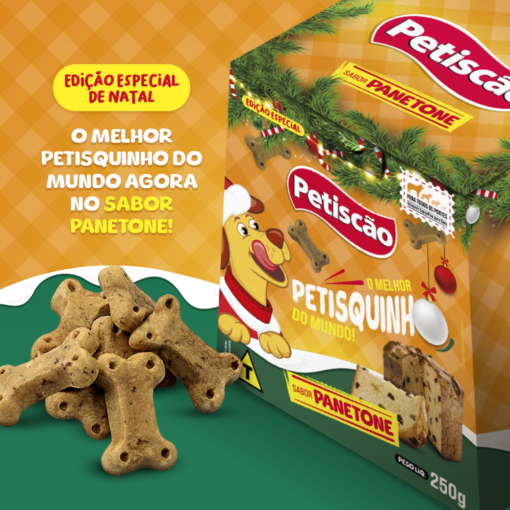 BIFINHO PETISQUINHO DE NATAL SABOR PANETONE