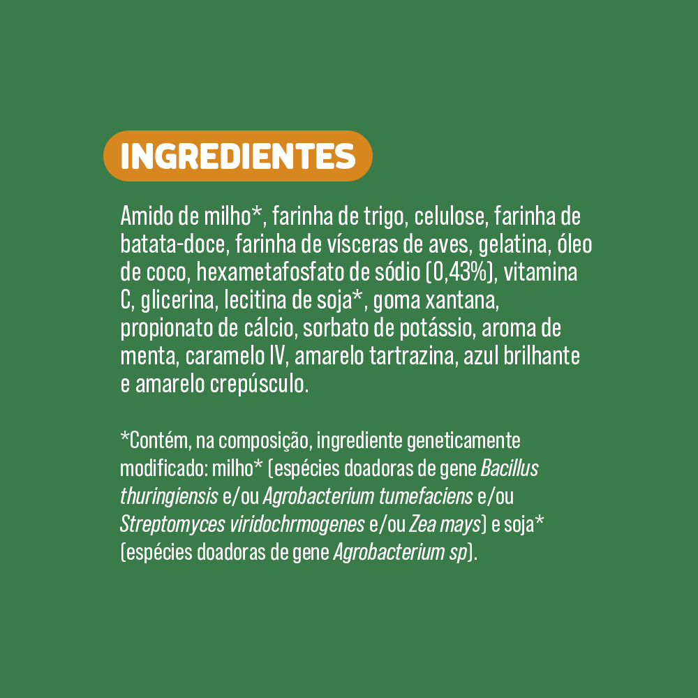 SNACK DENTAL ÓLEO DE COCO E MENTA