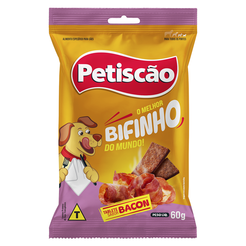 BIFINHO TABLETE SABOR BACON