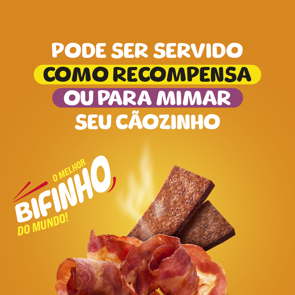 BIFINHO TABLETE SABOR BACON